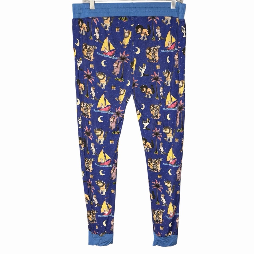 Little Sleepies Women L Where The Wild Things Are Bamboo Pajamas Set RARE EUC - Picture 5 of 10